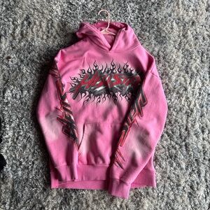 Pink Graphic Hellstar Hoodie